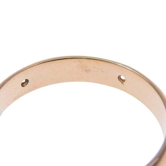 Authentic! Cartier 18k Yellow Gold Diamond Constellation  CARTIER 18k Gold Diamond Trinity Ring